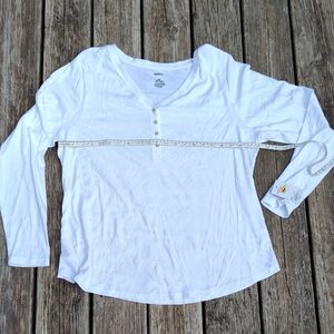 Sonoma White Long Sleeve Button Down Shirt